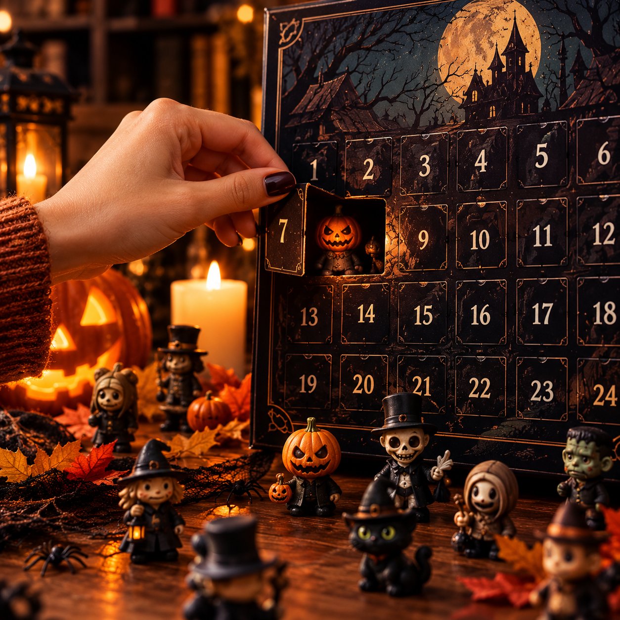 🔥Limited time 61% OFF 🎃-2026 Halloween Countdown Advent Calendar Gift Box