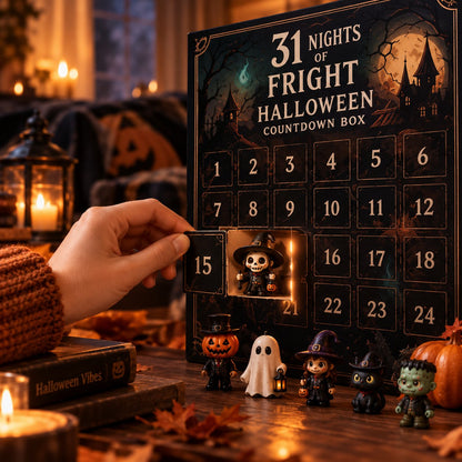 🔥Limited time 61% OFF 🎃-2026 Halloween Countdown Advent Calendar Gift Box